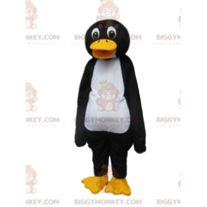 Costume de mascotte BIGGYMONKEY™ de pingouin rieur. Costume de