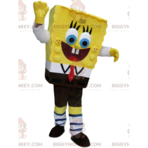 Disfraz de mascota Super Happy Spongebob BIGGYMONKEY™ -