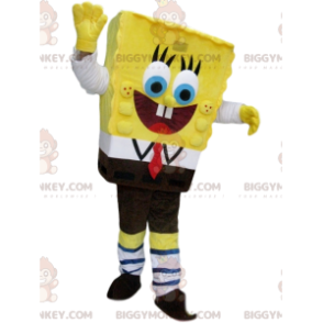Disfraz de mascota Super Happy Spongebob BIGGYMONKEY™ -