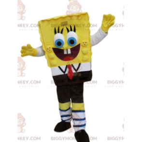 Kostium maskotki Super Happy Spongebob BIGGYMONKEY™ -