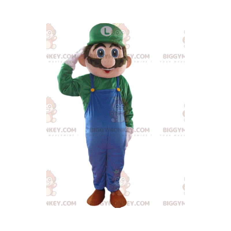 Κοστούμι μασκότ BIGGYMONKEY™ του Luigi, από το παιχνίδι Mario