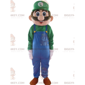 Costume de mascotte BIGGYMONKEY™ de Luigi, du jeu Mario de