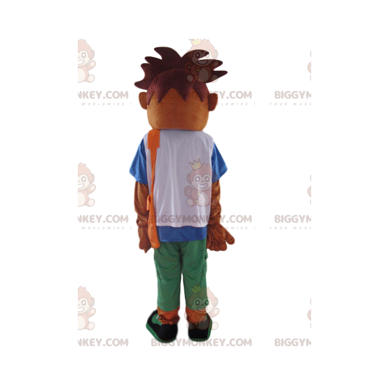 Traje de mascote BIGGYMONKEY™ de Diego, Dora, a Amiga da