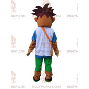 Traje de mascote BIGGYMONKEY™ de Diego, Dora, a Amiga da