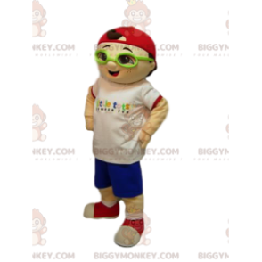 BIGGYMONKEY™ Maskottchenkostüm für kleinen Jungen mit roter