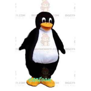 BIGGYMONKEY™ mascottekostuum van zeer gespierde pinguïn met een