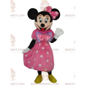 Costume de mascotte BIGGYMONKEY™ de Minnie avec une robe rose