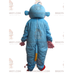 Blue and Yellow Monkey BIGGYMONKEY™ Mascot Costume -