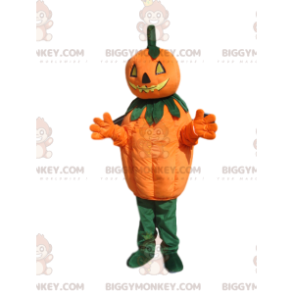 Costume da mascotte Pumpkin BIGGYMONKEY™ con testa minacciosa -
