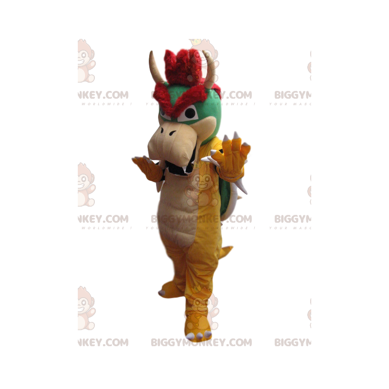 Disfraz de mascota BIGGYMONKEY™ de Bowser, el Tamaño L (175-180 CM)