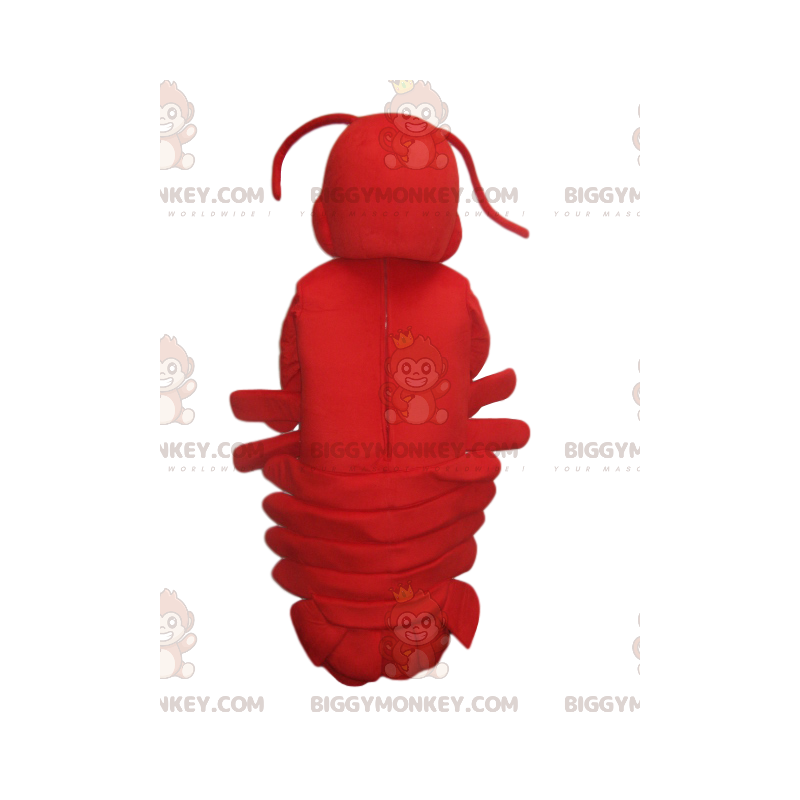 Costume de mascotte BIGGYMONKEY™ de homard rouge très chou.