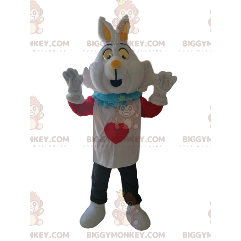 BIGGYMONKEY™ White Rabbit Mascot Costume, fra Alice in