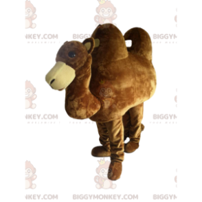 Traje de mascote de camelo BIGGYMONKEY™. fantasia de camelo –