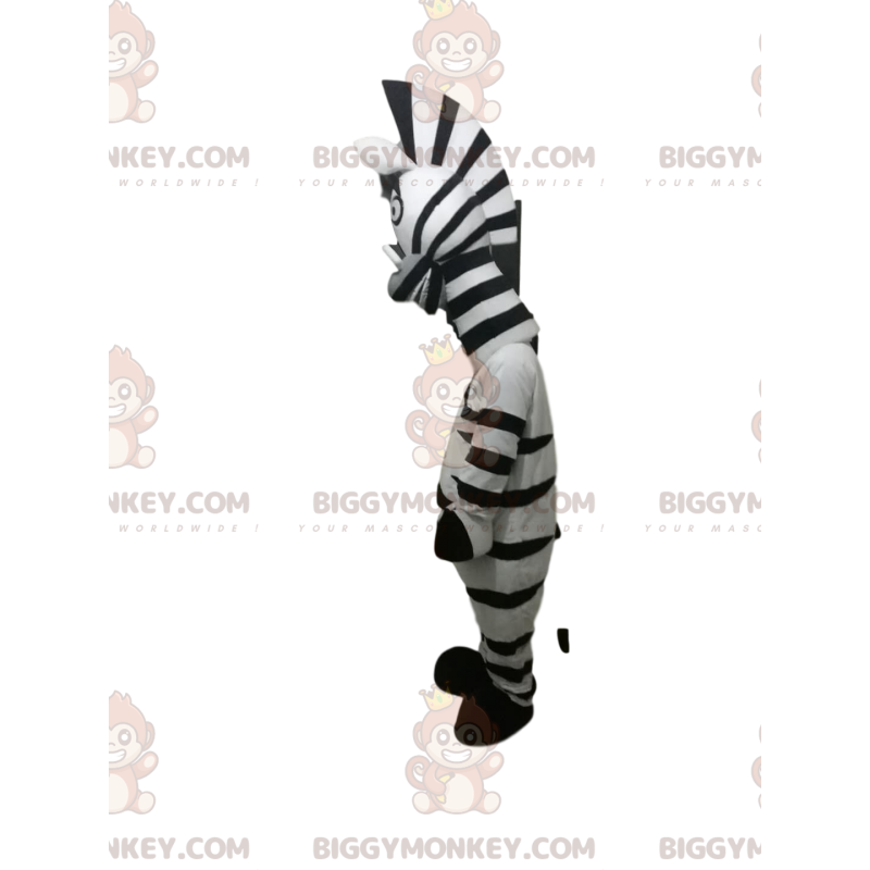 BIGGYMONKEY™-mascottekostuum van Marty de Zebra, uit de film