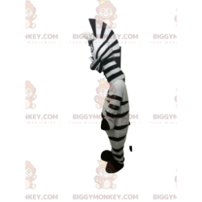 BIGGYMONKEY™ Mascot Costume of Marty the Zebra, from the movie