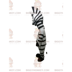 BIGGYMONKEY™-mascottekostuum van Marty de Zebra, uit de film