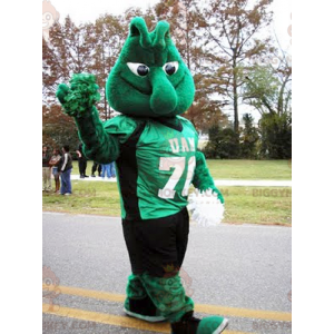 Costume de mascotte BIGGYMONKEY™ de bonhomme de monstre vert -