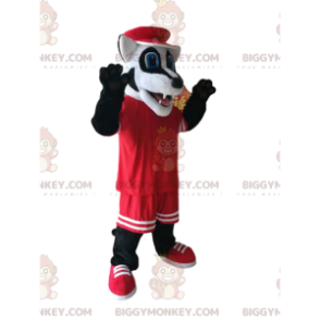Divertente costume da mascotte BIGGYMONKEY™ Badger con