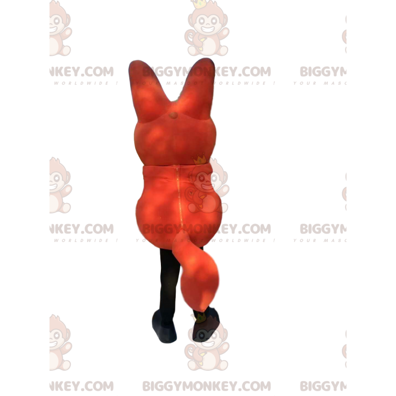 BIGGYMONKEY™ mascot costume of red fox with its very naughty