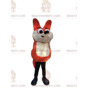 Traje de mascote BIGGYMONKEY™ de raposa vermelha com seu visual