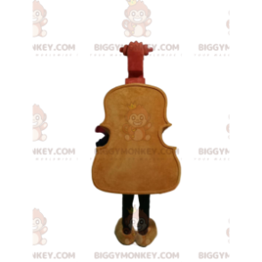 Brown Cello BIGGYMONKEY™ Maskottchenkostüm mit dünnem