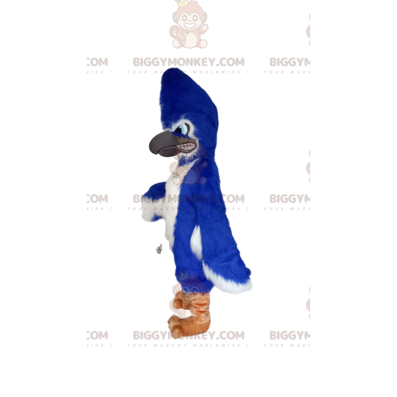 Blazing Blue Eagle BIGGYMONKEY™ Mascot Costume. eagle costume –