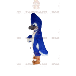 Blazing Blue Eagle BIGGYMONKEY™ Maskottchenkostüm. Adler Kostüm