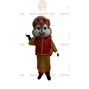 Costume de mascotte BIGGYMONKEY™ de petit écureuil avec une