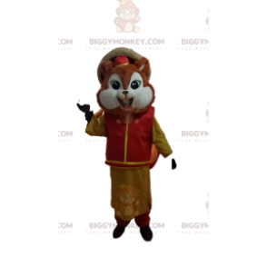 Costume da mascotte da piccolo scoiattolo BIGGYMONKEY™ con