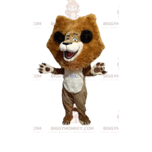 Costume da mascotte Big Mane Super Happy Lion BIGGYMONKEY™ -