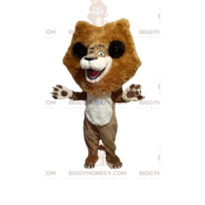 Big Mane Super Happy Lion BIGGYMONKEY™ maskotkostume -