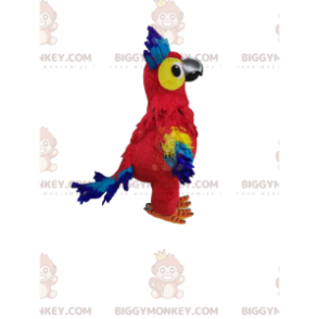 Costume de mascotte BIGGYMONKEY™ de perroquet multicolore super