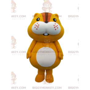 Costume de mascotte BIGGYMONKEY™ de petit hamster tout rond et