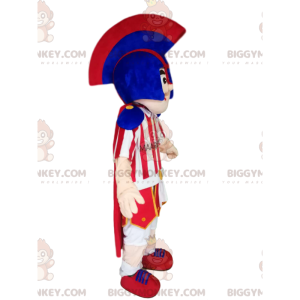 Lachende Romeinse krijger BIGGYMONKEY™ mascottekostuum met