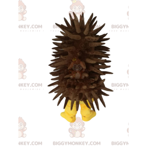 Kostým maskota BIGGYMONKEY™ Příliš roztomilý žlutý ježek s