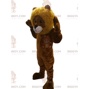 Costume de mascotte BIGGYMONKEY™ de grand lionceau