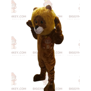 Στολή μασκότ Big Affectionate Lion Cub BIGGYMONKEY™ -