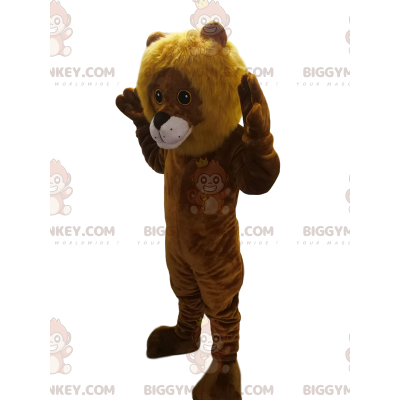 Big Affectionate Lion Cub BIGGYMONKEY™ Mascot Costume -