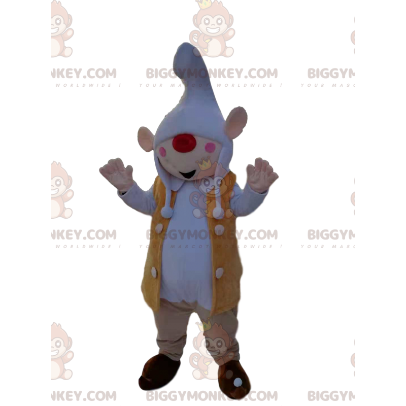 Costume da mascotte da piccolo folletto BIGGYMONKEY™ con