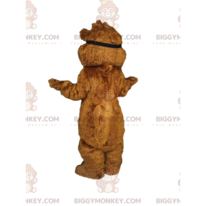 Disfraz de mascota de adorable castor BIGGYMONKEY™ con gafas -