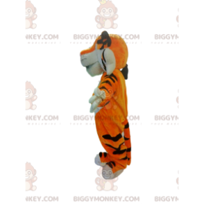 Mycket vänlig Orange Tiger BIGGYMONKEY™ maskotdräkt -