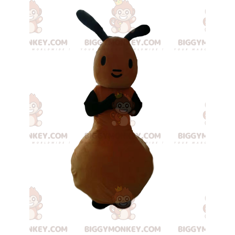 BIGGYMONKEY™ mascottekostuum schattig geel konijn -