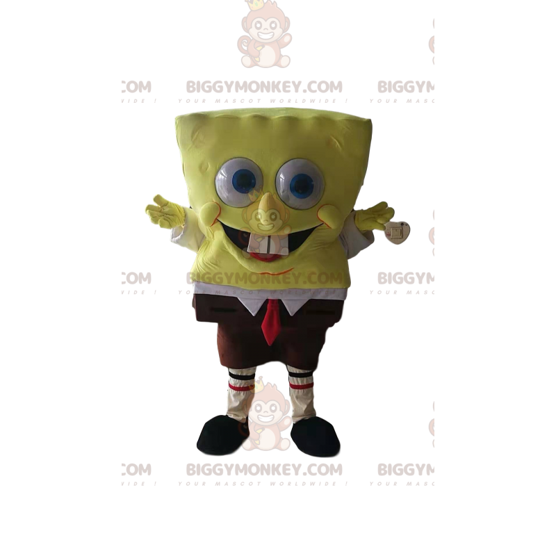 Super grappig Spongebob BIGGYMONKEY™ mascottekostuum -