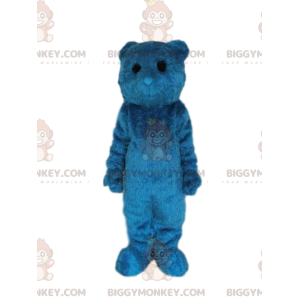 Costume de mascotte BIGGYMONKEY™ d'ours bleu avec des yeux