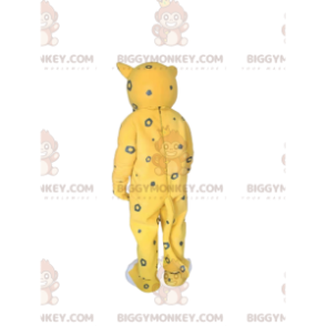 Disfraz de mascota BIGGYMONKEY™ Leopardo amarillo con lunares