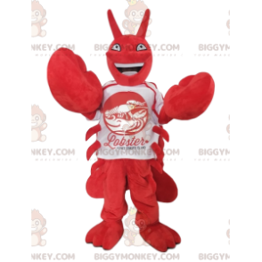 Costume de mascotte BIGGYMONKEY™ de homard hilarant avec un