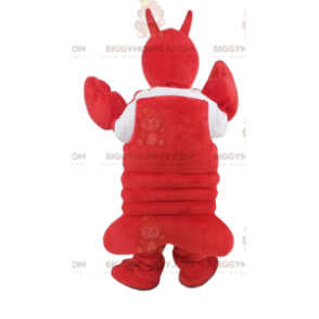 Traje de mascote hilariante de lagosta BIGGYMONKEY™ com camisa