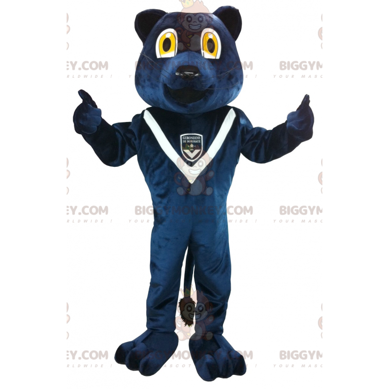 Traje de mascote Girondins de Bordeaux Blue Bear BIGGYMONKEY™ –