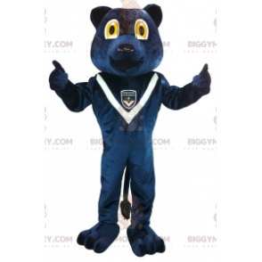 Costume de mascotte BIGGYMONKEY™ de l'ours bleu des Girondins