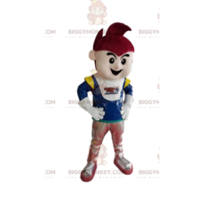 Costume da mascotte da cosmonauta BIGGYMONKEY™ con capelli